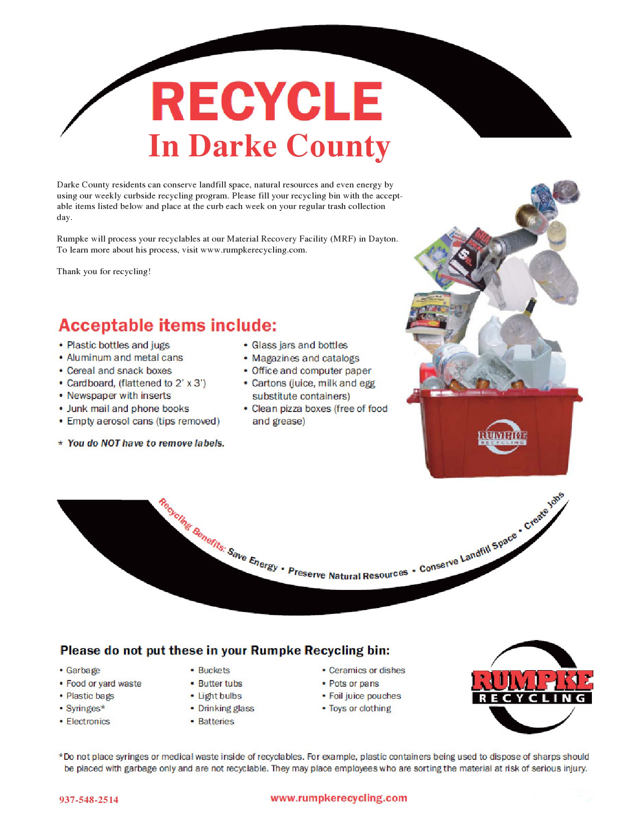 Recycling in Darke County